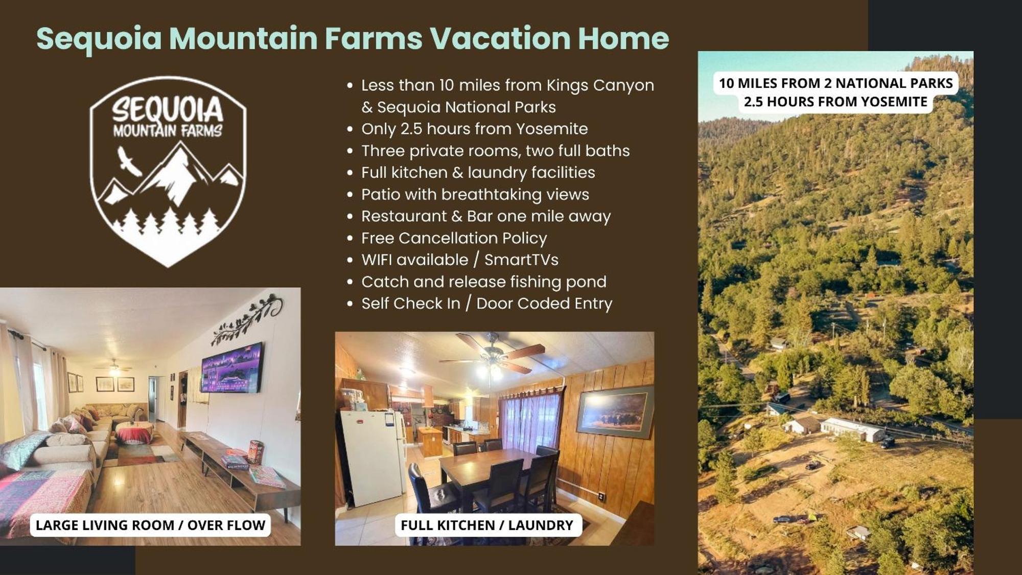 Campground At Sequoia Mountain Farms - Bring Your Own Tent Or Rv - No Bedrooms Or Beds Provided Miramonte Buitenkant foto